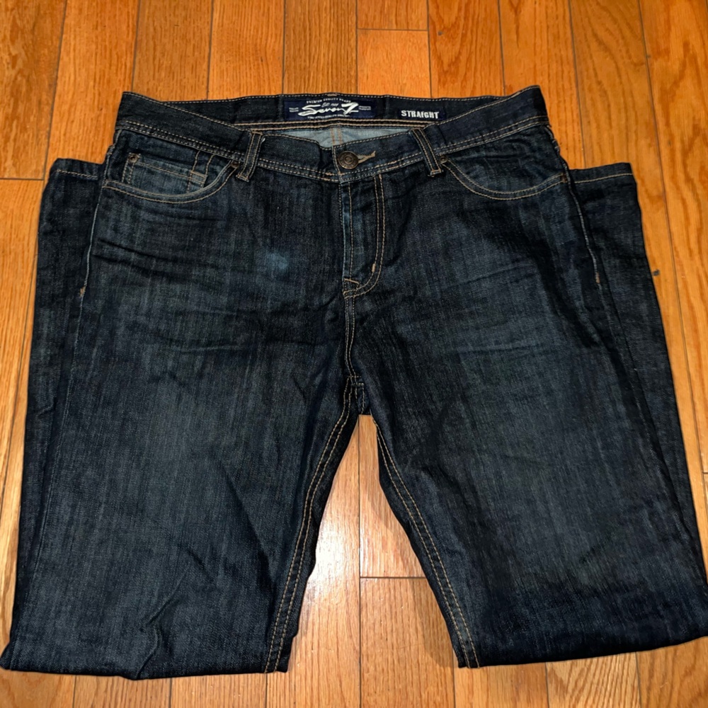 Seven7 Men's Deep Indigo Relaxed Jeans
